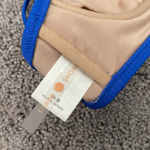 Shade & Shore 34B blue bikini top - Picture 3 of 3